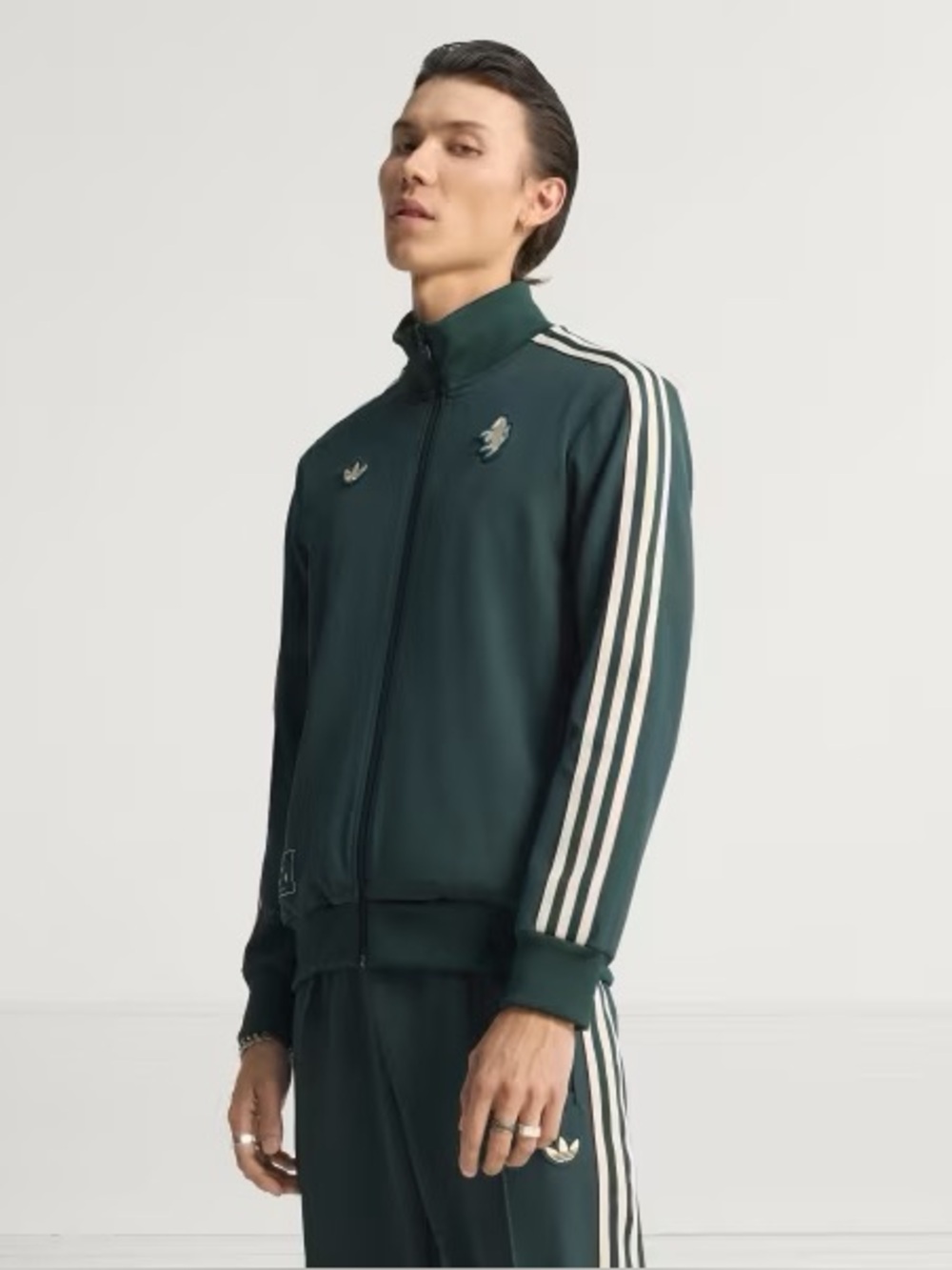 adidas Juventus Terrace Icon Track Top Shadow Green